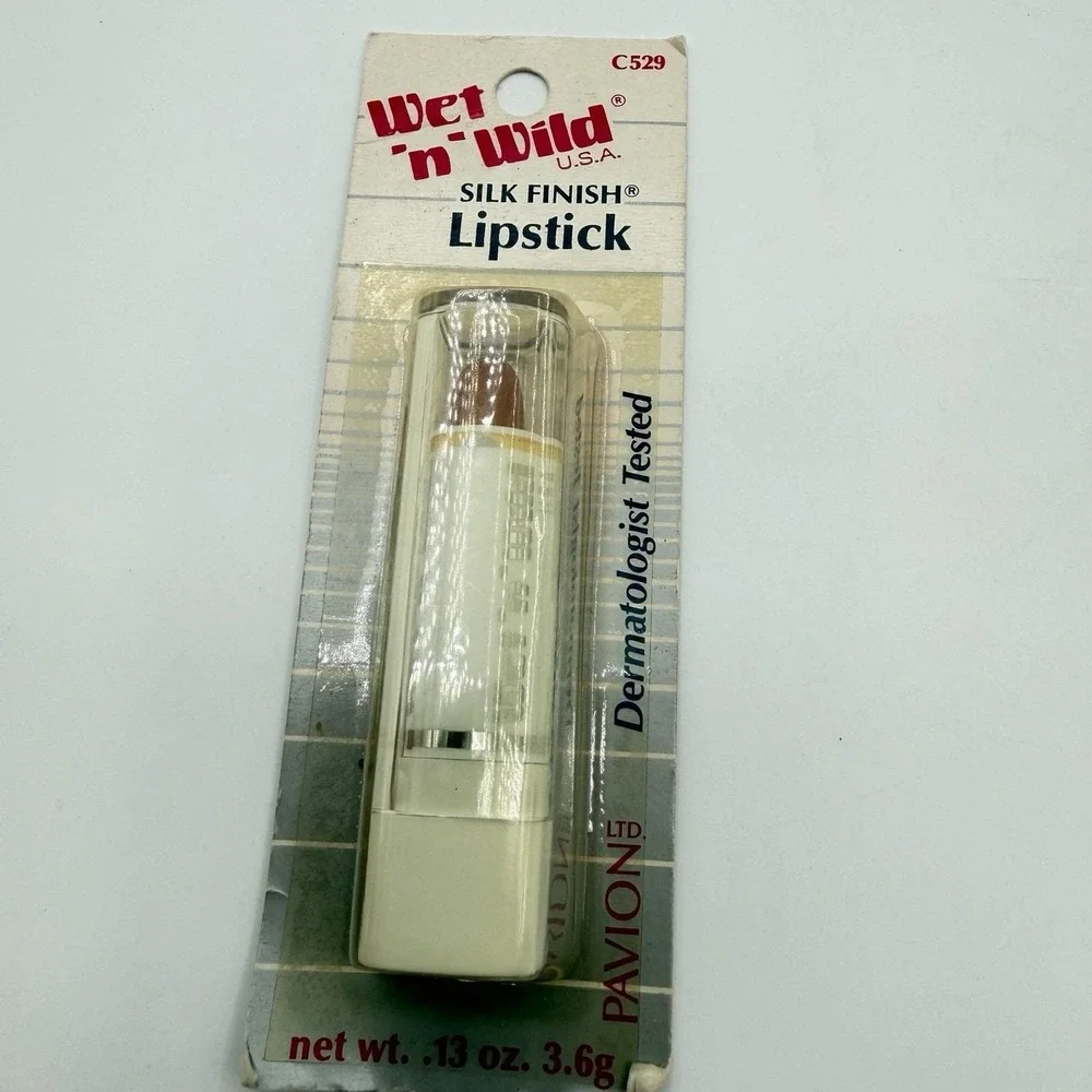 Vtg Wet 'n Wild Silk Finish Lipstick 1991 Pavion NOS Sealed Blister Pack LOT 10